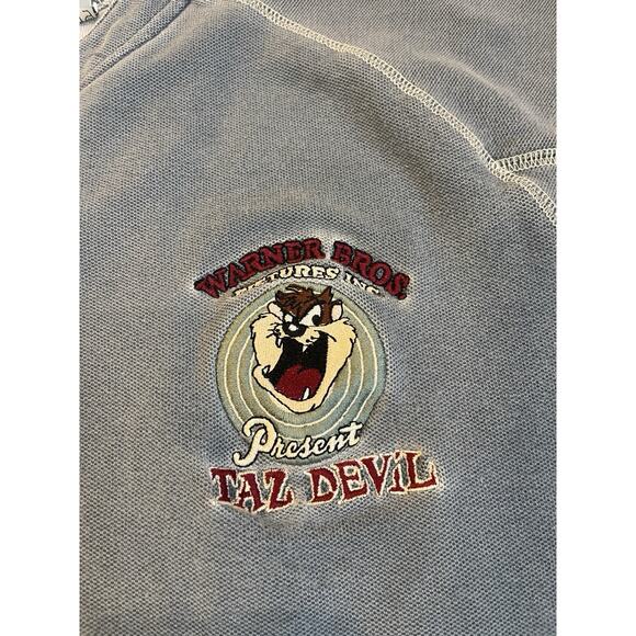 Looney Tunes Warner Bros Tasmanian Devil Taz Long Sleeve Pullover Shirt XL - Picture 2 of 9